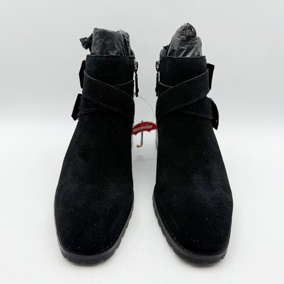 Blondo Womens Sway Ankle Booties US 6.5 M Black Suede Waterproof NWOB - Picture 7 of 13
